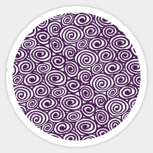 Spiral planet Sticker